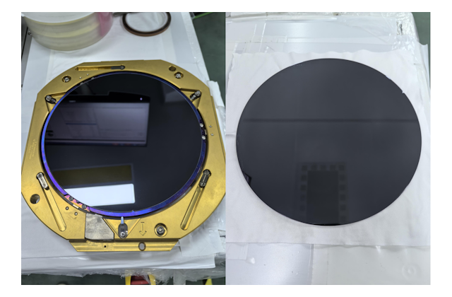 Пластина 725 мкм до и после дебондинга